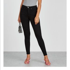 Good American Good Legs jeans, black, size 8/29